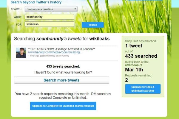 Julian Assange Wikileaks tweets
